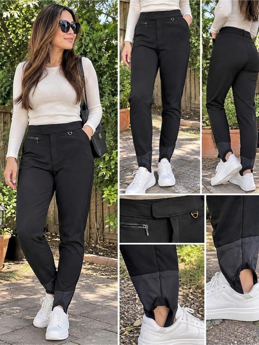 Eddie baurer EBTEK Black Jogger Pants Size Medium